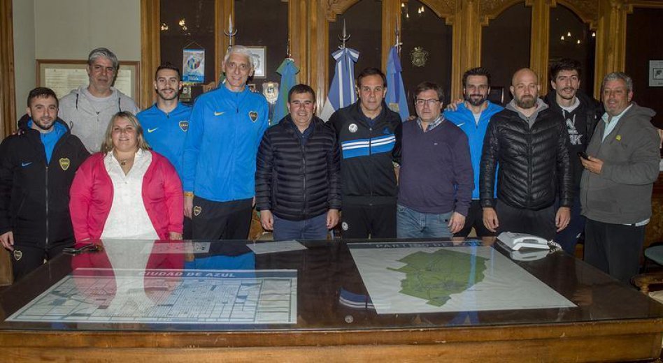 Boca y Bolívar, en el despacho del Intendente