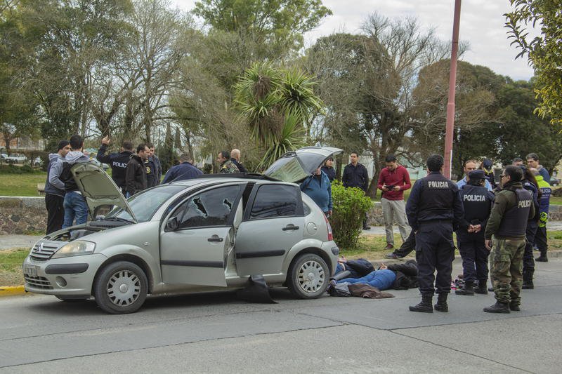 A los aprehendidos en la persecución del martes los  procesaron por el intento de robo en una carnicería