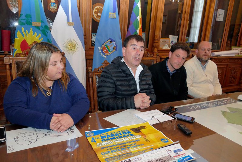Maratón caminata solidaria del club Boca Juniors