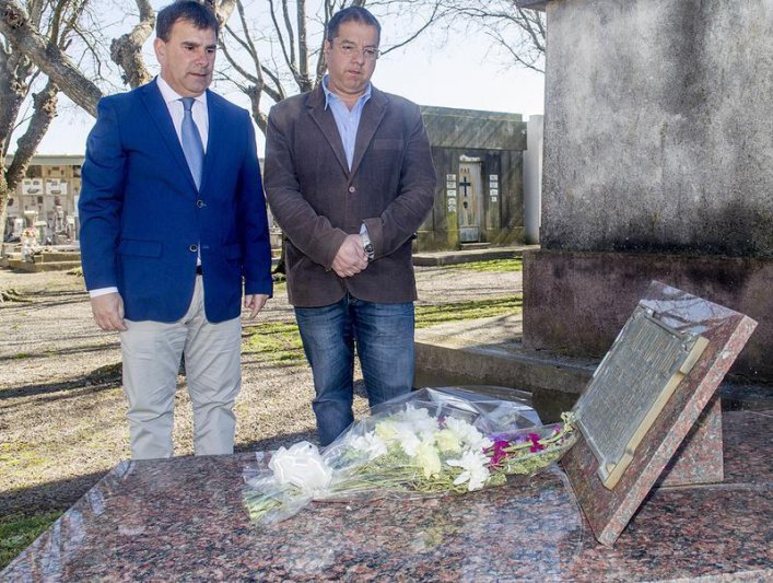 Bertellys encabezó el acto  por el 123° Aniversario de  la fundación de Cacharí