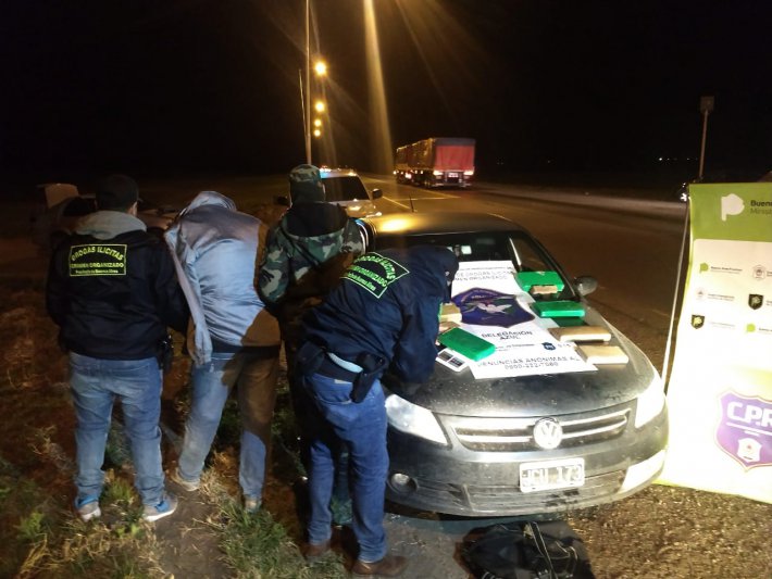 Diez kilos de marihuana y un aprehendido 