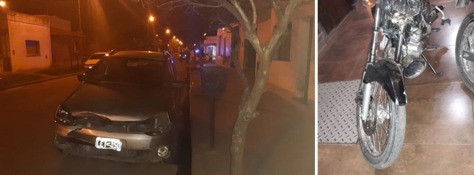 Dos jóvenes seguían ayer internados  por un choque ocurrido el miércoles