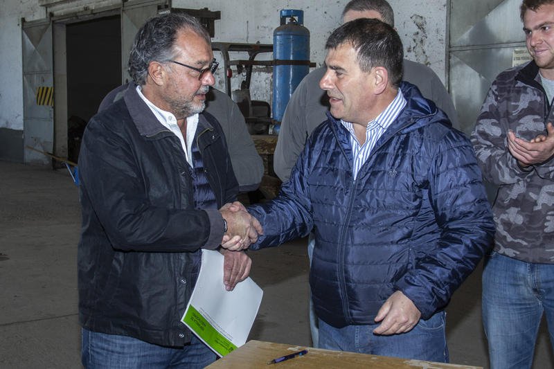 Se entregó la habilitación comercial  a la firma "Logística Argentina S.A."