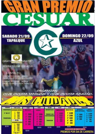 Comienza el Gran Premio CESUAR, dos ciudades