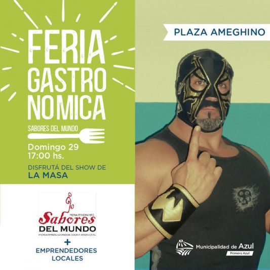 La feria "Sabores del Mundo" estará en Azul