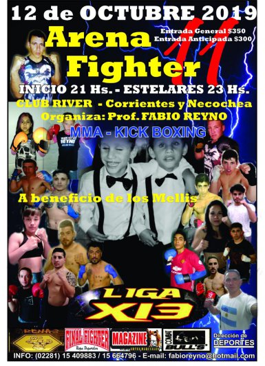 Festival de MMA, a beneficio de los mellizos Vera