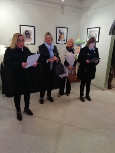 Quedó inaugurada la muestra de María Alex 