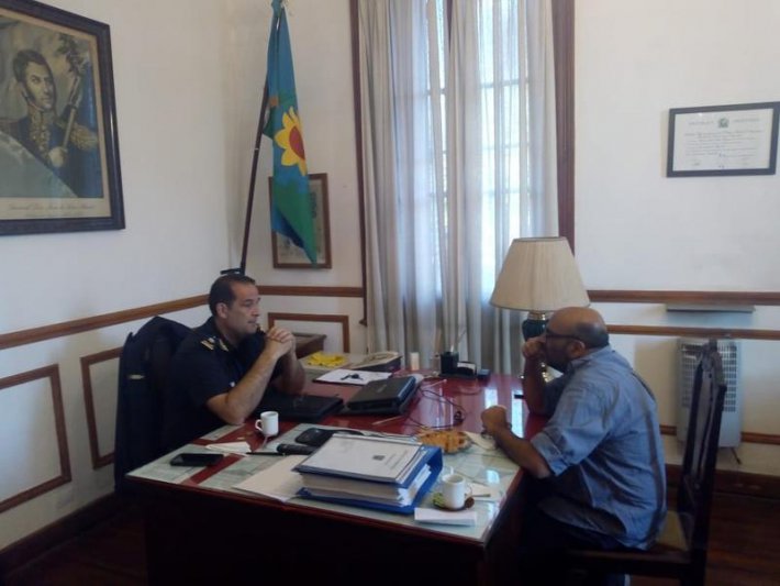 El nuevo jefe de la Departamental Azul  de Policía no descartó que haya relevos 