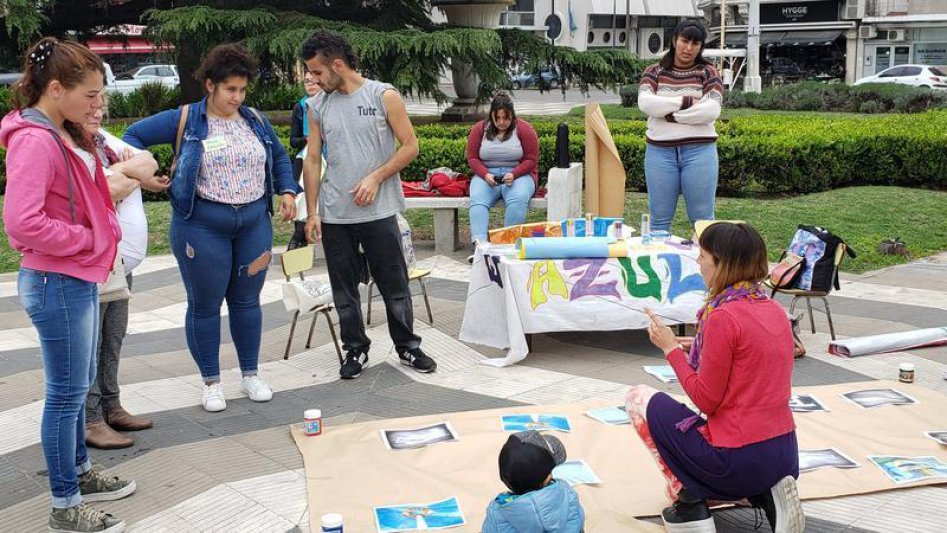 La plaza se vistió de fiesta con  propuestas para todo público
