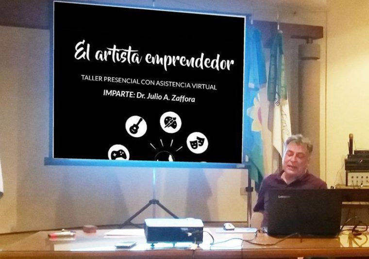 Se realizó la charla informativa sobre el "Taller para artistas Emprendedores"