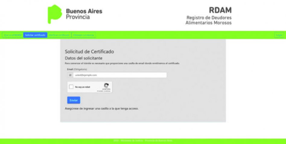 En la Provincia, obtener el certificado  de deudores morosos será más sencillo