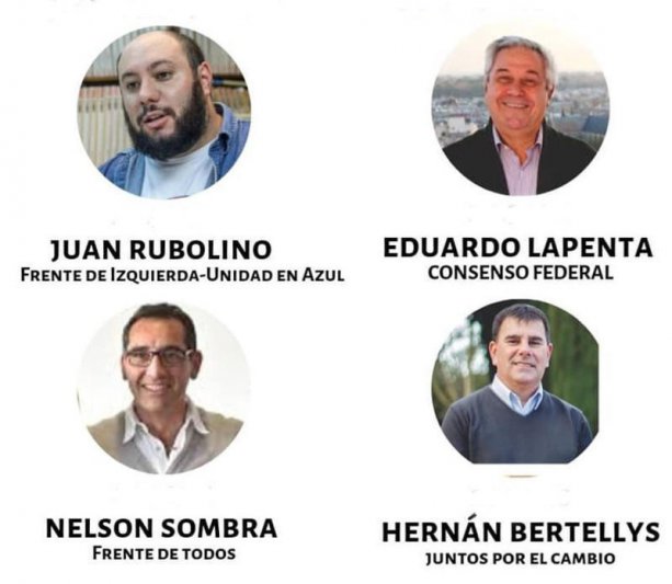 Un "ping pong" con los cuatro  postulantes a la intendencia