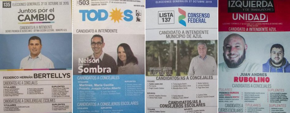 Azul elige hoy a su Intendente