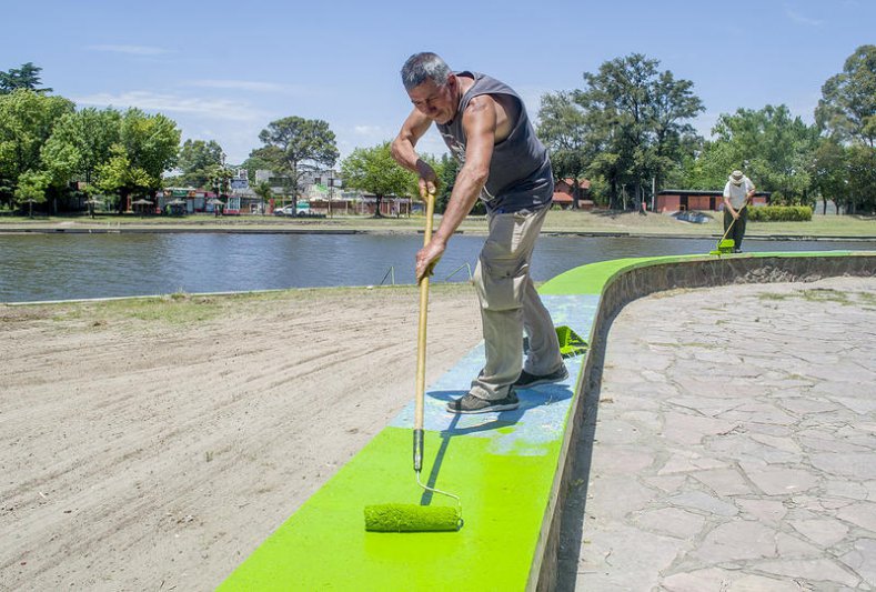 Verano 2020: realizan trabajos en el Balneario Municipal