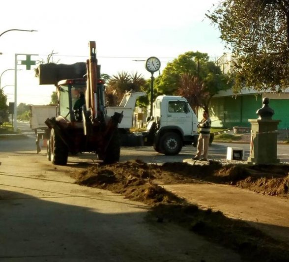 Trabajos en Cacharí