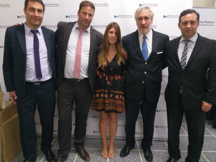 Miembros del Poder Judicial de Azul, en el Encuentro del Ministerio Público Fiscal 
