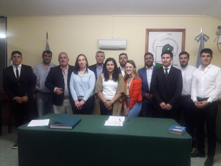 Jura en el Colegio de Martilleros y Corredores Públicos