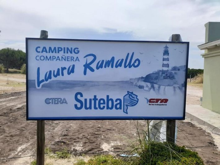 Impusieron el nombre de "Compañera Laura  Ramallo" al camping del Suteba en Claromecó
