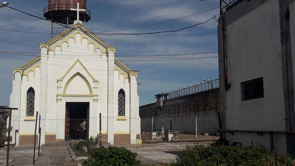 El Obispo Salaberry ofició la primera  misa del año en la Unidad 2 de Sierra Chica
