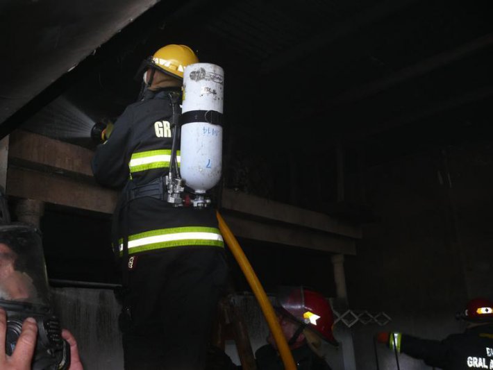 Un incendio destruyó la parrilla  techada en la sede de Jubilados