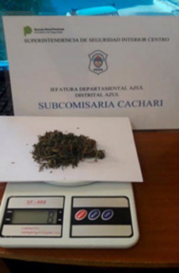 Un demorado y un vehículo secuestrado fue el  resultado de un operativo realizado en Cacharí
