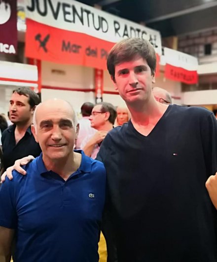 Autoridades del radicalismo local presentes en un acto en la costa 