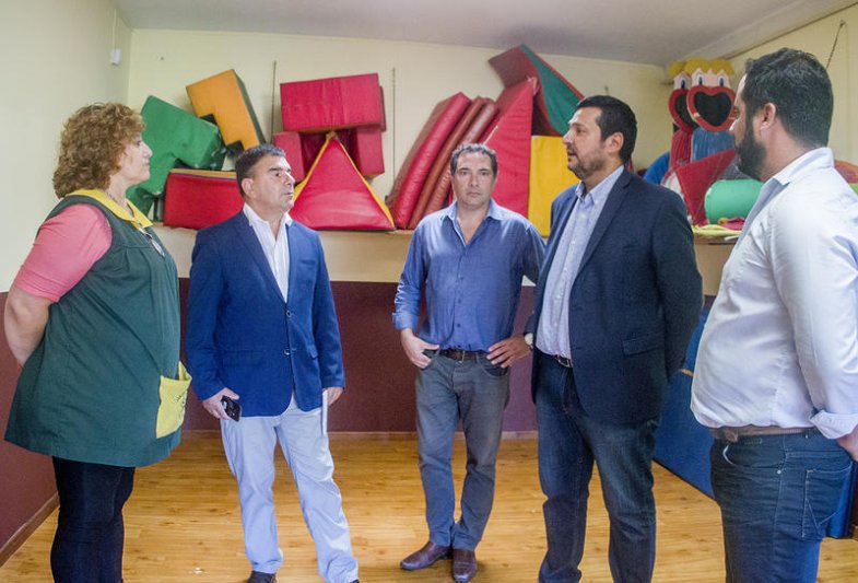 El intendente Bertellys recorrió trabajos  realizados en dependencias municipales