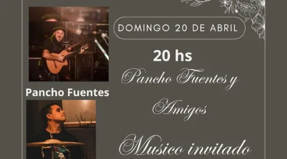  Recital íntimo: Pancho Fuentes y su banda