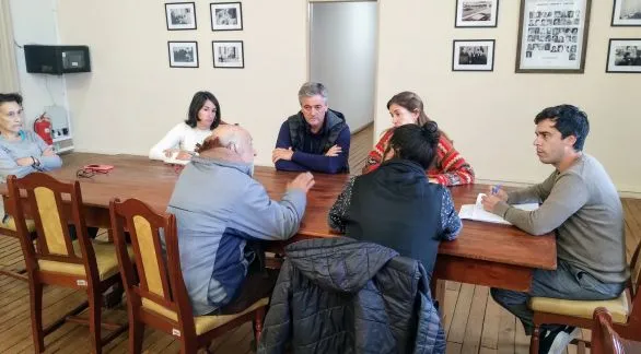 Reunión con vecinos por el nombramiento de la plaza del barrio SOCOA 