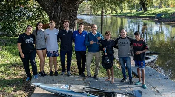 El intendente Sombra celebró el triunfo de Joaquín Minvielle en Brasil