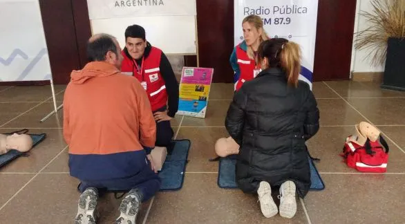 Se realizó la muestra de la Cruz Roja Argentina