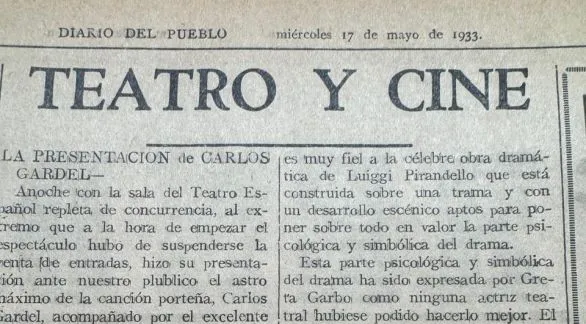  Carlos Gardel en nuestra ciudad 