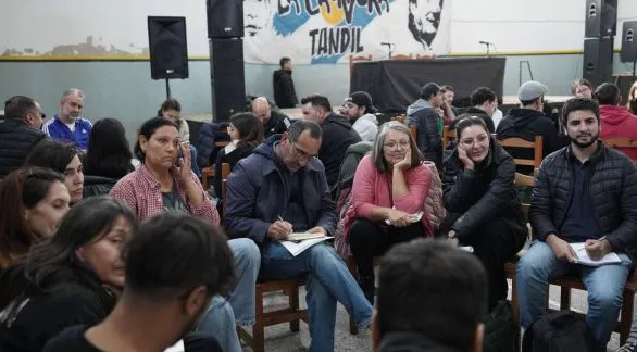 Nelson Sombra participó de un plenario de La Cámpora