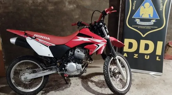 Recuperaron una moto que había sido denunciada como robada 