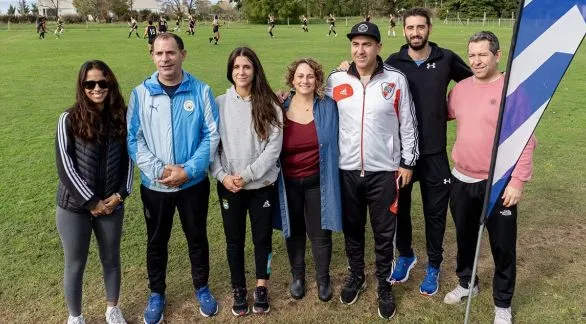 La ex Leona Inés Arrondo estuvo en Azul