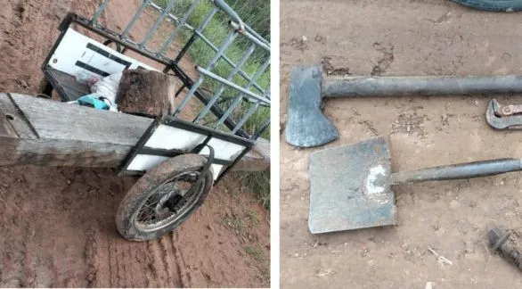 Aprehendido por el intento de robo en las vías de un durmiente 