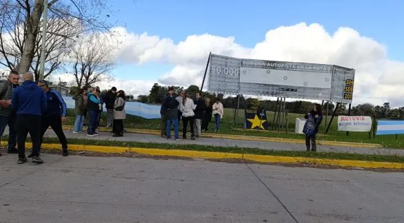 Los autoconvocados azuleños volvieron a la ruta