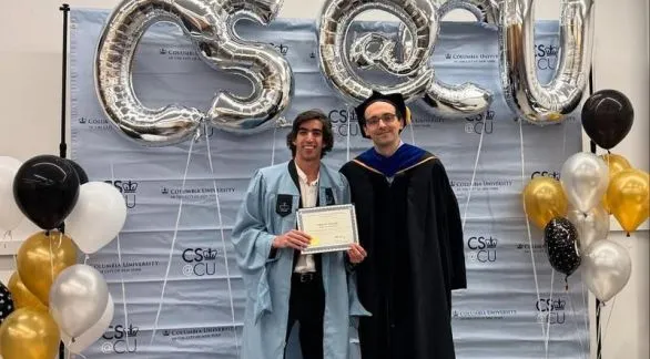 Máximo Librandi terminó su   maestría en la Universidad de Columbia