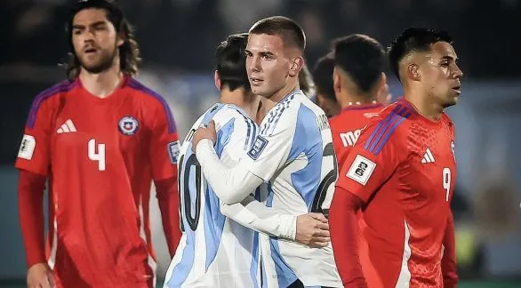 Mastantuono, con su debut en la Selección Argentina ante Chile, rompió un récord histórico