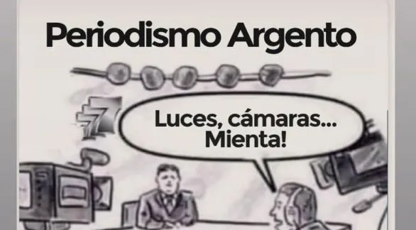 "Luces, cámaras... mienta": el particular mensaje que compartió el Presidente por el Día del Periodista