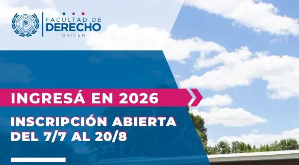 Ingreso anticipado para la carrera de abogacía en Facultad de Derecho de Azul