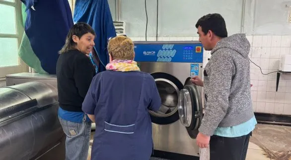 Con el Fondo de Salud se compró nuevo equipamiento   para la lavandería del Hospital Pintos