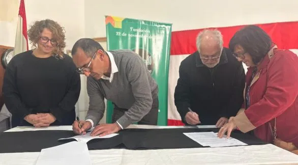 Se firmó un convenio de cooperación con entre instituciones