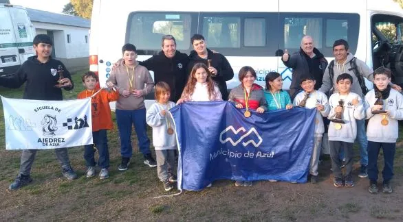 Azul compitió con éxito en el Prix Infantil del Centro de Ajedrez