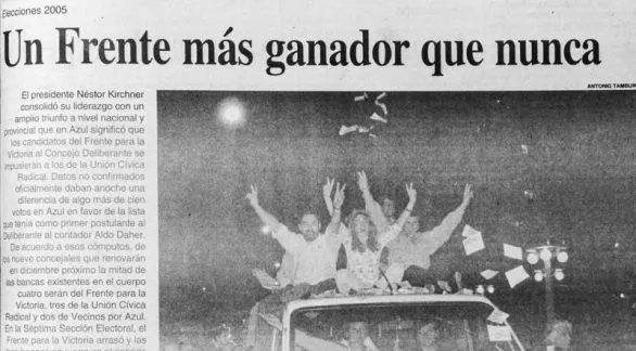Veinte años de elecciones legislativas en Azul