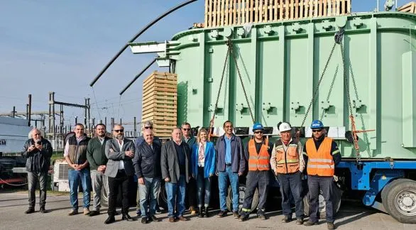 Arribó a Azul el nuevo Trafo de 40MVA