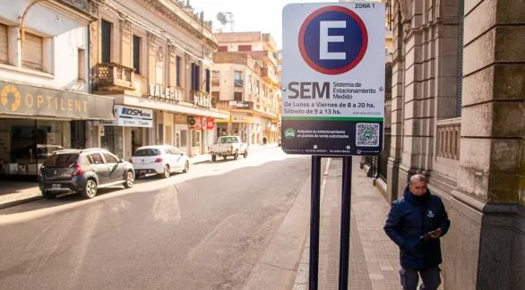 Desde el lunes regirá el nuevo horario  del Sistema de Estacionamiento Medido   