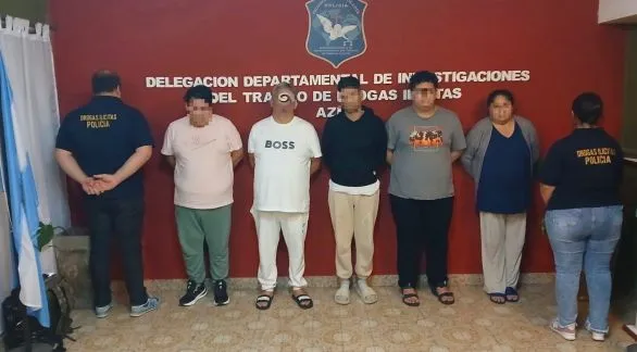 Cayó la banda narco de los "Peruanos", que operaba en Azul y diversos puntos de la Provincia 