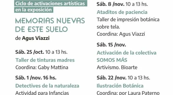 Actividades artísticas en el Centro de Interpretación Salamone