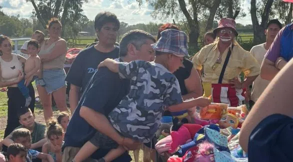 El Centro Cultural Don Cipriano acompañó el festejo del Día del Niño en el barrio Villa Giammatolo
